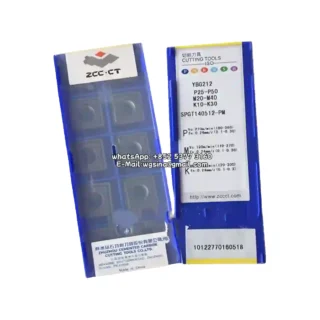 Original Zcc SPGT140512-PM YBG212 Carbide Insert - Square (10 PCS)