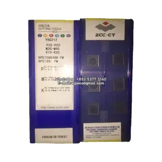Original Zcc SPGT090408-PM YBG212 Carbide Insert - Square (10 PCS)