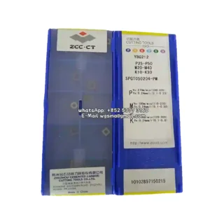 Original Zcc SPGT060204-PM YBG212 Carbide Insert - Square (10 PCS)