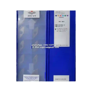 Original Zcc VBMT160408-EF YBG205 Carbide Insert - Diamond 35° | Steel (10 PCS)