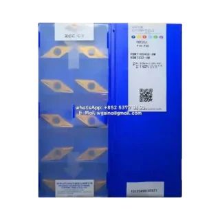 Original Zcc VBMT160408-HM YBC251 Carbide Insert - Diamond 35° (10 PCS)
