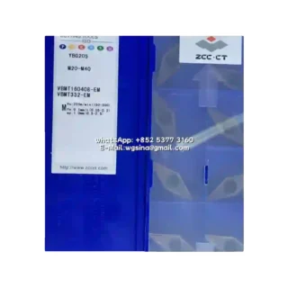 Original Zcc VBMT160408-EM YBG205 Carbide Insert - Diamond 35° | Steel (10 PCS)