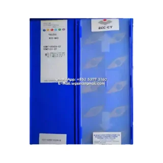Original Zcc VBMT160404-EF YBG205 Carbide Insert - Diamond 35° | Steel (10 PCS)
