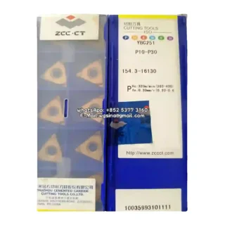 Original Zcc 154.3-16130 YBC251 Carbide Insert (10 PCS)