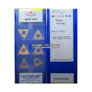 Original Zcc 154.3-16110 YBC251 Carbide Insert (10 PCS)