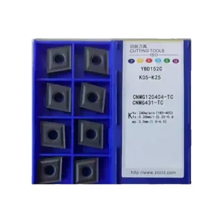 Original Zcc CNMG120404-TC YBD152 Carbide Insert - Diamond 80° | Cast Iron (10 PCS) YBD152C