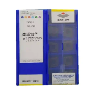 Original Zcc CNMG120408-DM YBC252 Carbide Insert - Diamond 80° (10 PCS)