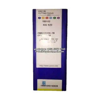 Original Zcc CNMG120408-PM YBD102 Carbide Insert - Diamond 80° (10 PCS)