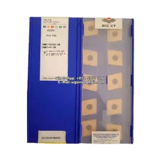 Original Zcc CNMG160608-DM YBC251 Carbide Insert - Diamond 80° (10 PCS)