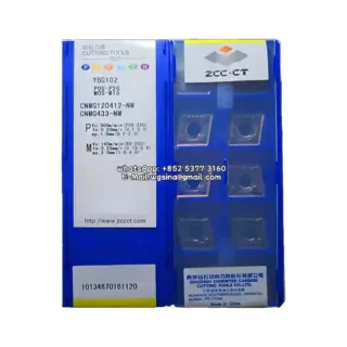 Original Zcc CNMG120412-NM YBG102 Carbide Insert - Diamond 80° (10 PCS)