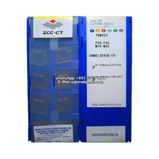 Original Zcc CNMG120408-ER YBM253 Carbide Insert - Diamond 80° (10 PCS)