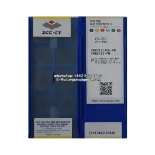 Original Zcc CNMG120408-PM YBC252 Carbide Insert - Diamond 80° (10 PCS)