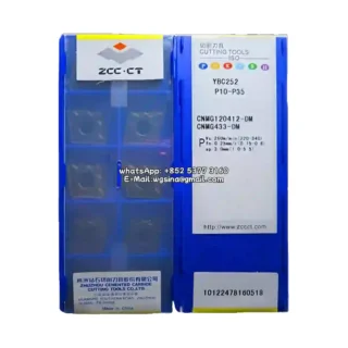Original Zcc CNMG120412-DM YBC252 Carbide Insert - Diamond 80° (10 PCS)