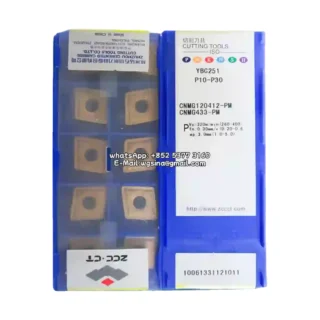 Original Zcc CNMG120412-PM YBC251 Carbide Insert - Diamond 80° (10 PCS)