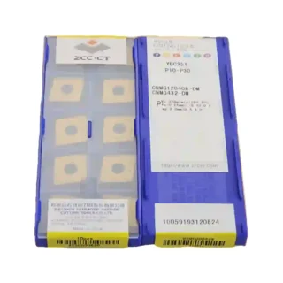 Original Zcc CNMG120408-DM YBC251 Carbide Insert - Diamond 80° (10 PCS)