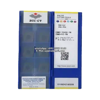 Original Zcc CNMG120408-PM YBC152 Carbide Insert - Diamond 80° (10 PCS)