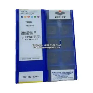Original Zcc CNMG120408-DR YBC252 Carbide Insert - Diamond 80° (10 PCS)