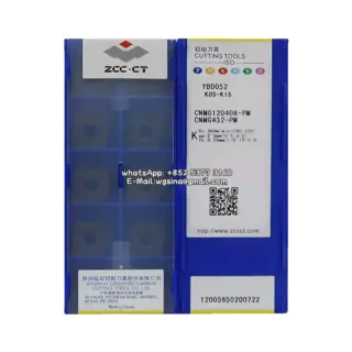 Original Zcc CNMG120408-PM YBD052 Carbide Insert - Diamond 80° (10 PCS)