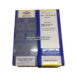 Original Zcc CNMG120408-PM YBD152 Carbide Insert - Diamond 80° | Cast Iron (10 PCS)
