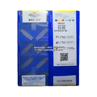 Original Zcc ZPFS0302-MG YBG302 Carbide Insert (10 PCS)
