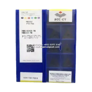 Original Zcc TNMG160408-PM YBC252 Carbide Insert - Triangle (10 PCS)