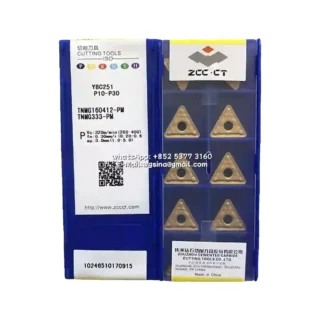 Original Zcc TNMG160412-PM YBC251 Carbide Insert - Triangle (10 PCS)