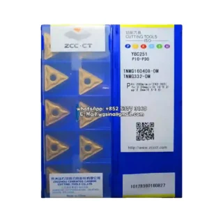 Original Zcc TNMG160408-DM YBC251 Carbide Insert - Triangle (10 PCS)