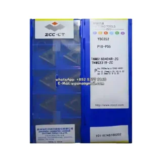 Original Zcc TNMG160404R-ZC YBC252 Carbide Insert - Triangle (10 PCS)