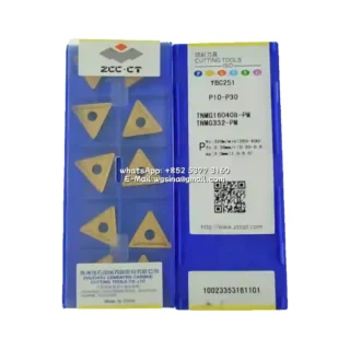 Original Zcc TNMG160408-PM YBC251 Carbide Insert - Triangle (10 PCS)