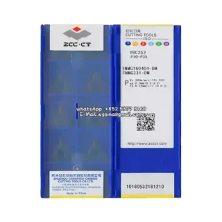 Original Zcc TNMG160404-DM YBC252 Carbide Insert - Triangle (10 PCS)