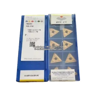 Original Zcc TNMG160404-PM YBC251 Carbide Insert - Triangle (10 PCS)