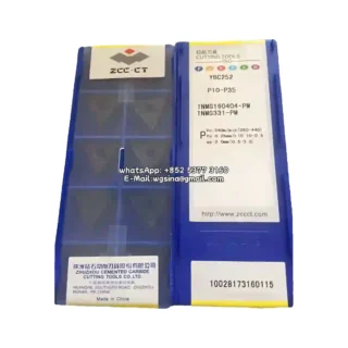 Original Zcc TNMG160404-PM YBC252 Carbide Insert - Triangle (10 PCS)