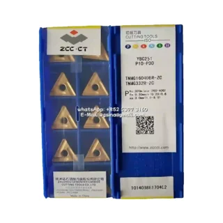 Original Zcc TNMG160408R-ZC YBC251 Carbide Insert - Triangle (10 PCS)