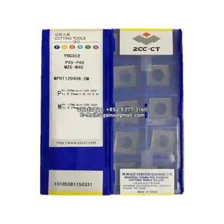 Original Zcc MPHT120408-DM YBG302 Carbide Insert - Diamond 86° (10 PCS)