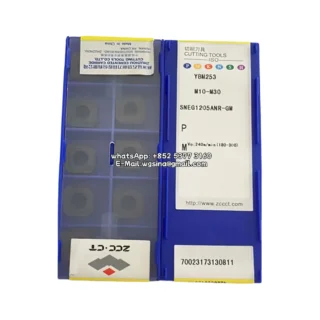 Original Zcc SNEG1205ANR-GM YBM253 Carbide Insert - Square (10 PCS)