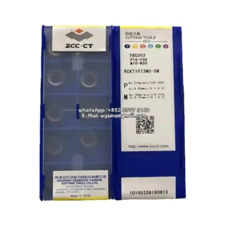 Original Zcc RCKT10T3MO-DM YBG202 Carbide Insert - Round | Steel (10 PCS)