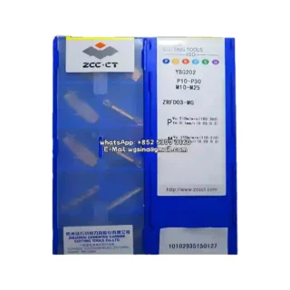 Original Zcc ZRFD03-MG YBG202 Carbide Insert | Steel (10 PCS)