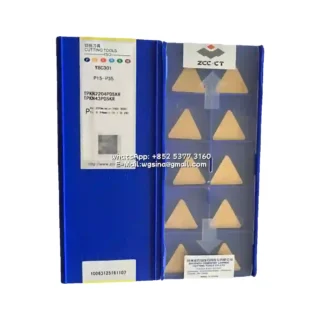 Original Zcc TPKN2204PDSKR YBC301 Carbide Insert - Triangle (10 PCS)