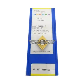 Original Zcc CCMT120404-HF YBC151 Carbide Insert - Diamond 80° (10 PCS)