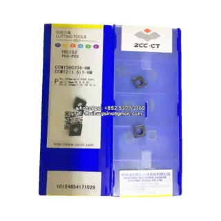 Original Zcc CCMT060204-HM YBC152 Carbide Insert - Diamond 80° (10 PCS)