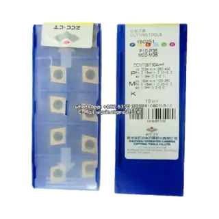Original Zcc CCMT09T304-HF YBC251 Carbide Insert - Diamond 80° (10 PCS)