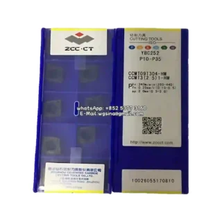 Original Zcc CCMT09T304-HM YBC252 Carbide Insert - Diamond 80° (10 PCS)