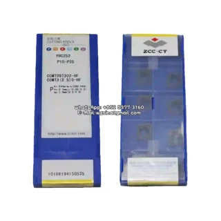 Original Zcc CCMT09T302-HF YBC252 Carbide Insert - Diamond 80° (10 PCS)