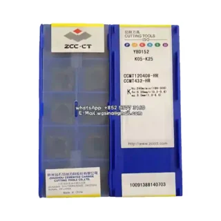 Original Zcc CCMT120408-HR YBD152 Carbide Insert - Diamond 80° | Cast Iron (10 PCS)