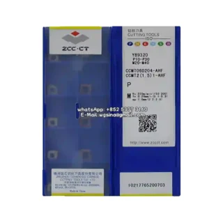 Original Zcc CCMT060204-AHF YB9320 Carbide Insert - Diamond 80° (10 PCS)