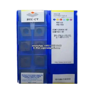 Original Zcc CCMT120404-HF YBC152 Carbide Insert - Diamond 80° (10 PCS)