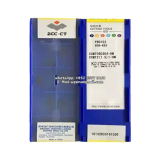 Original Zcc CCMT060204-HM YBD152 Carbide Insert - Diamond 80° | Cast Iron (10 PCS)