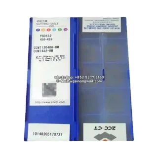 Original Zcc CCMT120408-HM YBD152 Carbide Insert - Diamond 80° | Cast Iron (10 PCS)