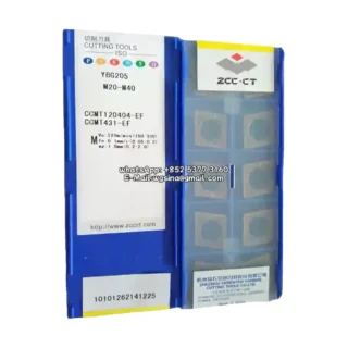 Original Zcc CCMT120404-EF YBG205 Carbide Insert - Diamond 80° | Steel (10 PCS)