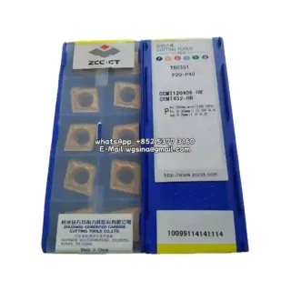Original Zcc CCMT120408-HR YBC351 Carbide Insert - Diamond 80° (10 PCS)